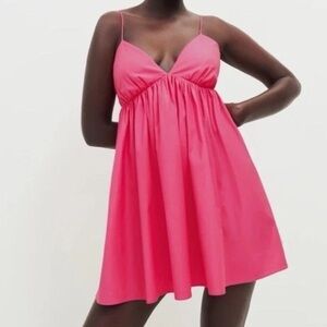Reformation Amara Dress in Pink
